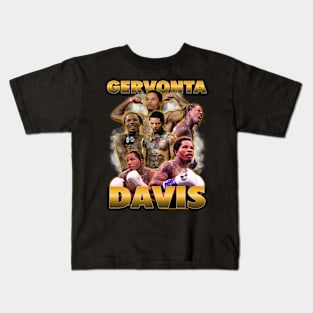 VINTAGE BOOTLEG GERVONTA DAVIS 90S STYLE Kids T-Shirt